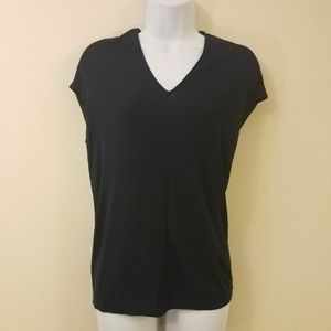 Lauren Ralph Lauren Blue Pullover V-Neck S Blouse